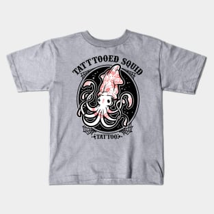 tattooed squid Kids T-Shirt